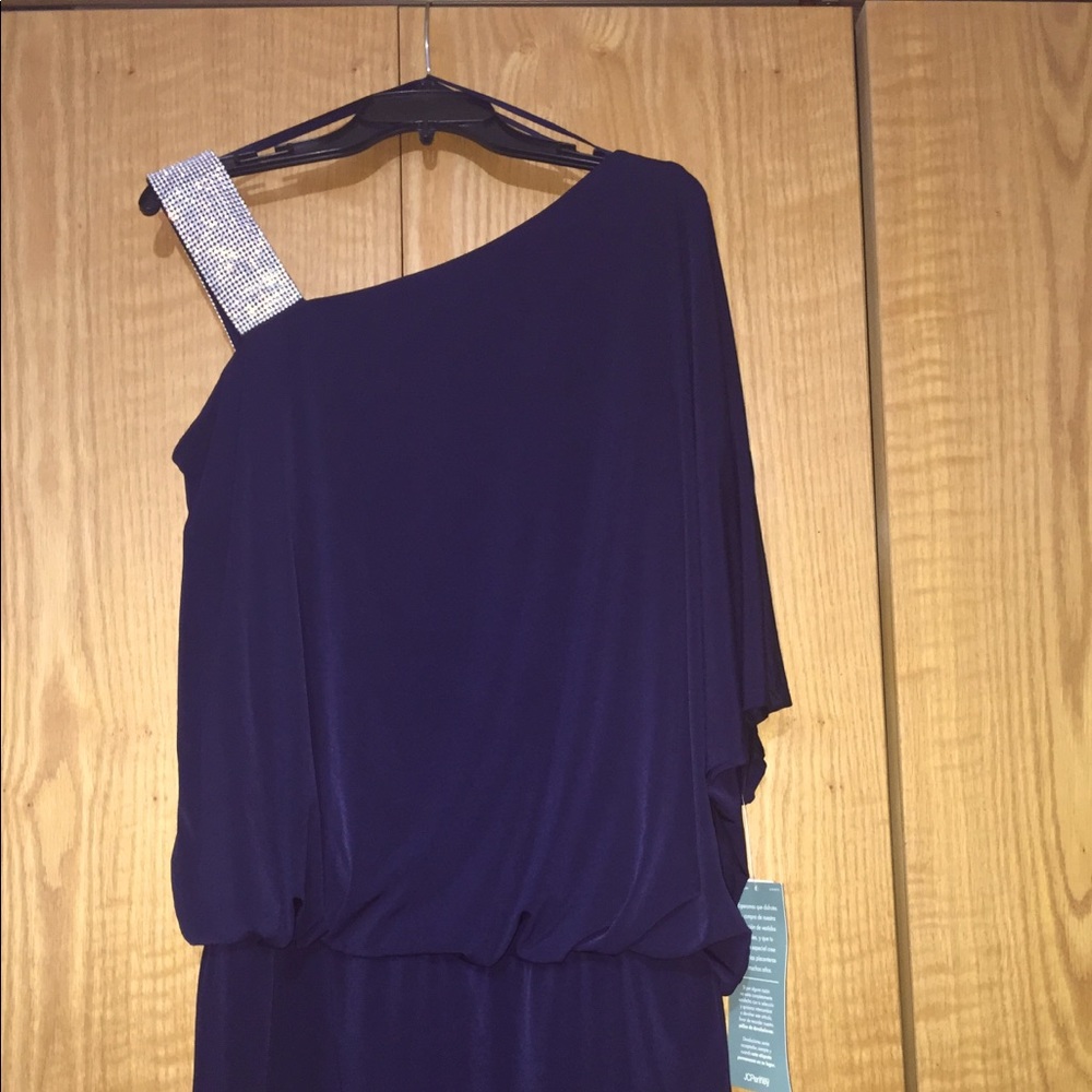 Navy blue party dress